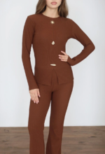 Ottoman alt üst takım kahve pt510442 - Görsel 5