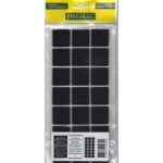 Pacific Siyah Yapıştırıcılı Keçe - 30x30 mm
