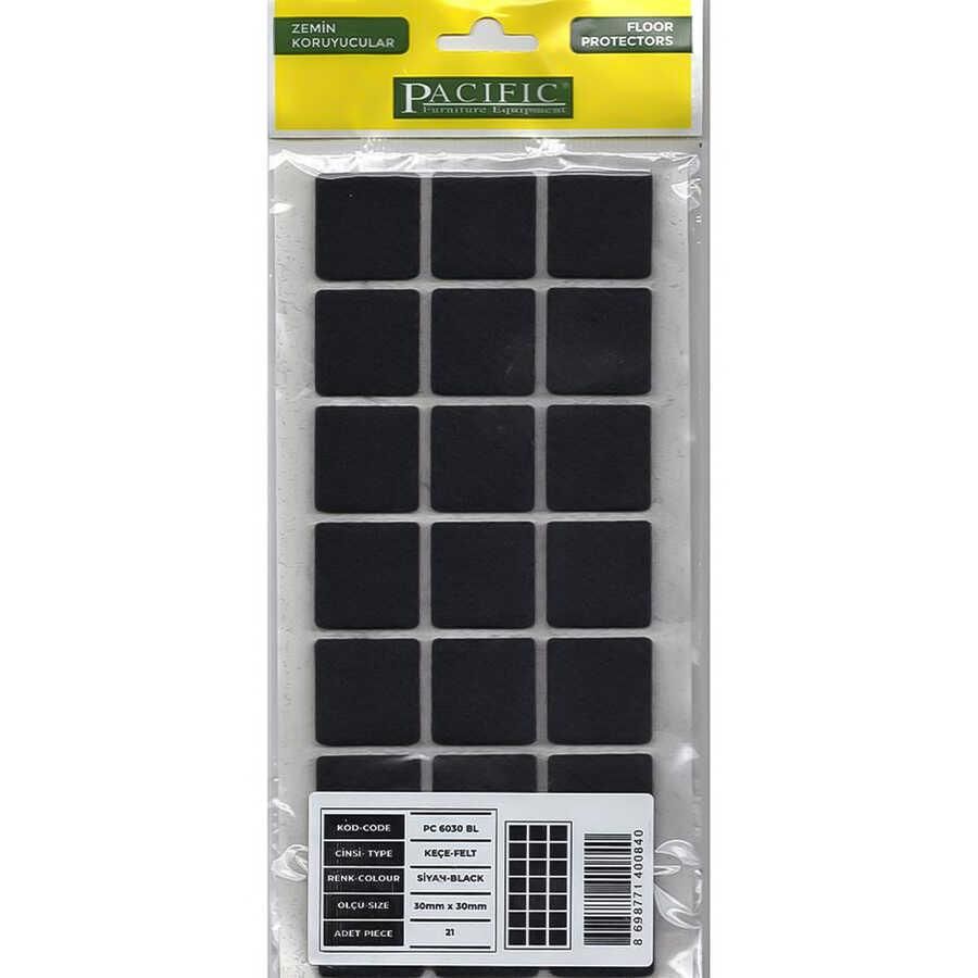 pacific-6030-bl-yapiskanli-kece-30-mmx30-mm-siyah-64209.jpg Pacific Siyah Yapıştırıcılı Keçe - 30x30 mm - Görsel 1