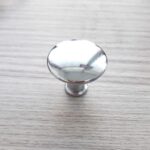Parlak Krom Çekmece ve Dolap Düğmesi - Zamak Metal - Görsel 3