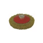 Partner M14 Vidalı Sarı Telli Daire Fırça - 100 mm - Görsel 2