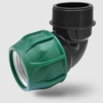 Poelsan Siyah 20x1/2" Erkek Dirsek - Kaplin Tesisat Elemanı