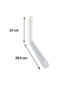 Raf Altı Destek Aparatı 10x12 mm - Beyaz - Görsel 3