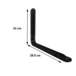 Raf Altı Destek Aparatı 10x12 mm - Beyaz - Görsel 2