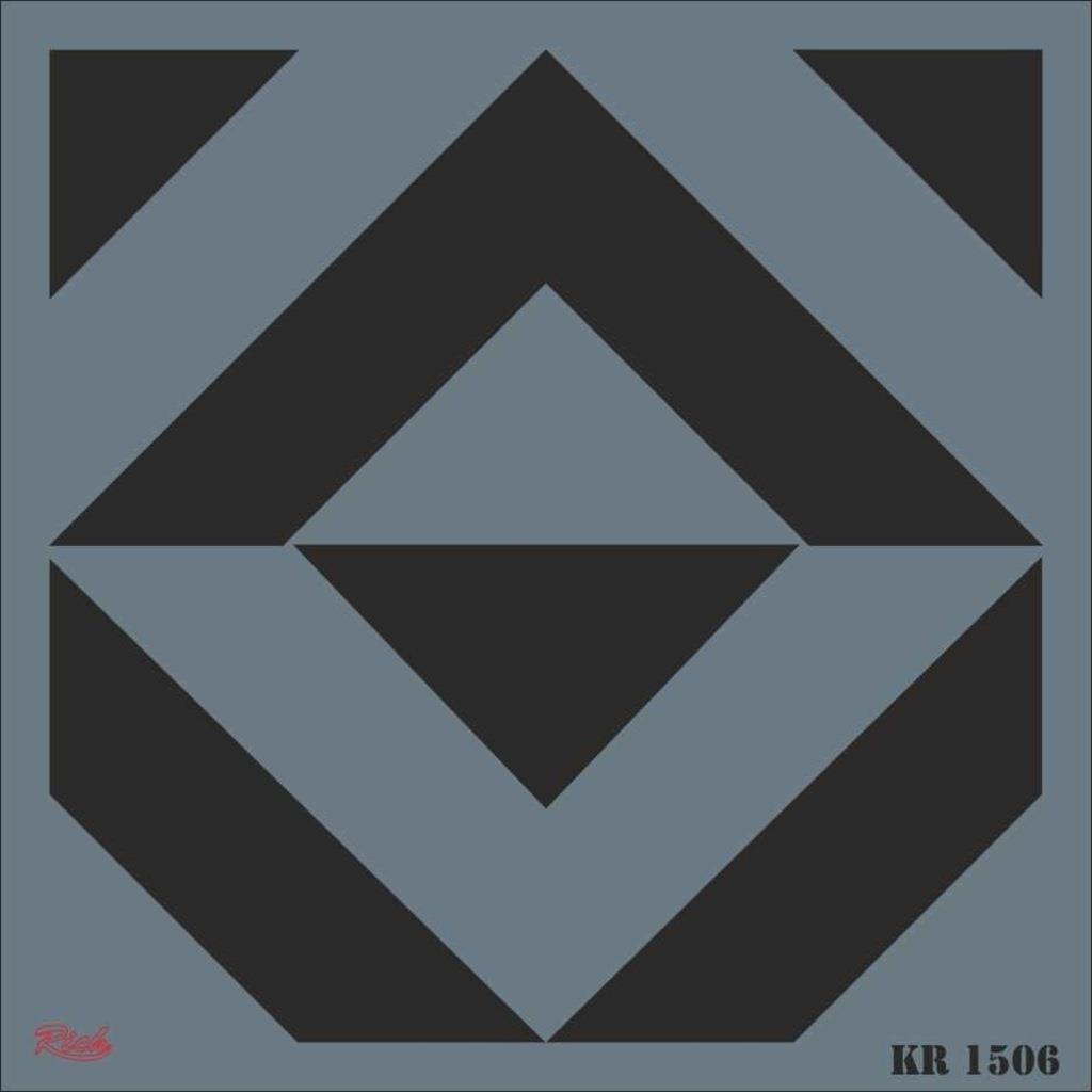 rich-kr-1506-fayans-stencil-30x30-cm-52348.jpg Rich KR 1506 Fayans ve Karo Stencil - 30x30 cm - Görsel 1