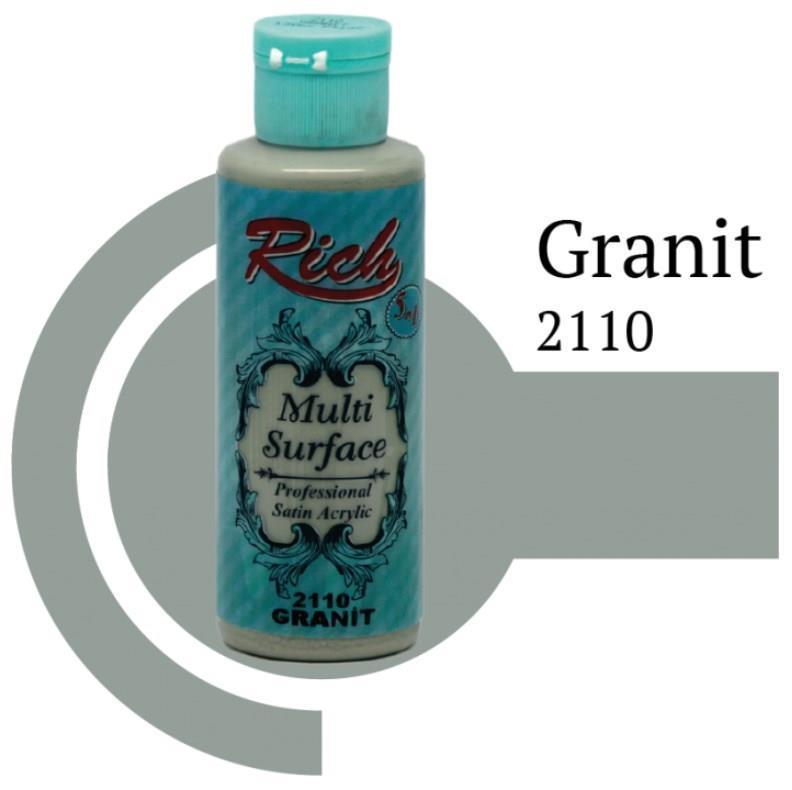 rich-multi-surface-2110-granit-akrilik-boya-120-cc-55101.jpg Riculti Surface Granit Akrilik Boya 120 cc - Modern Gri Ton - Görsel 1