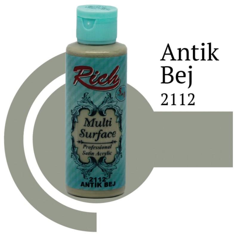 rich-multi-surface-2112-antik-bej-akrilik-boya-120-cc-60502.jpg Riculti Surface Nane Şekeri Akrilik Boya 120 cc - Multi Surface - Görsel 1