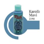 Riculti Surface Karolina Mavi Akrilik Boya 120 cc - Çok Amaçlı