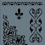 Rich New Seri N-130 Stencil Şablon - 35x25 cm