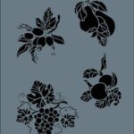 Rich New Seri N-142 Stencil Şablon - 35x25 cm