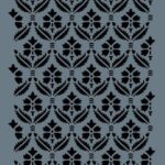 Rich New Seri N-157 Stencil Şablon - 35x25 cm