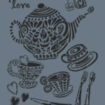 Rich New Seri N-200 Stencil Şablon - 35x25 cm