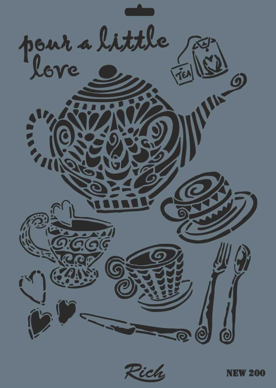 rich-new-seri-n-200-stencil-35x25-cm-52424.jpg Rich New Seri N-200 Stencil Şablon - 35x25 cm - Görsel 1