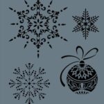 Rich New Seri N-212 Stencil Şablon - 35x25 cm