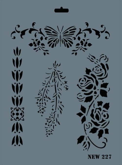 rich-new-seri-n-227-stencil-35x25-cm-52430.jpg Rich New Seri N-227 Stencil Şablon - 35x25 cm - Görsel 1