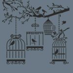 Rich New Seri N-240 Stencil Şablon - 35x25 cm