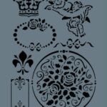 Rich New Seri N-330 Stencil Şablon - 35x25 cm