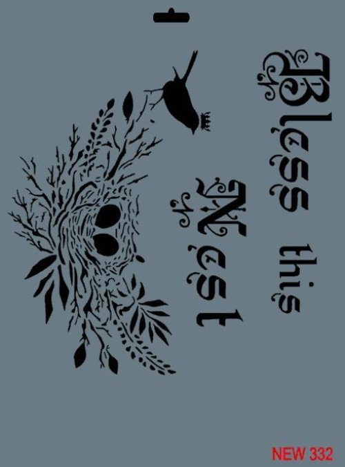 rich-new-seri-n-332-stencil-35x25-cm-52440.jpg Rich New Seri N-332 Stencil Şablon - 35x25 cm - Görsel 1