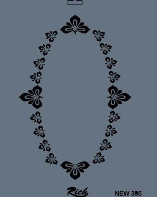 rich-new-seri-n-395-stencil-35x25-cm-52451.jpg Rich New Seri N-395 Stencil Şablon - 35x25 cm - Görsel 1
