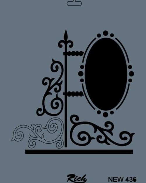 rich-new-seri-n-436-stencil-35x25-cm-52460.jpg Rich New Seri N-436 Stencil Şablon - 35x25 cm - Görsel 1