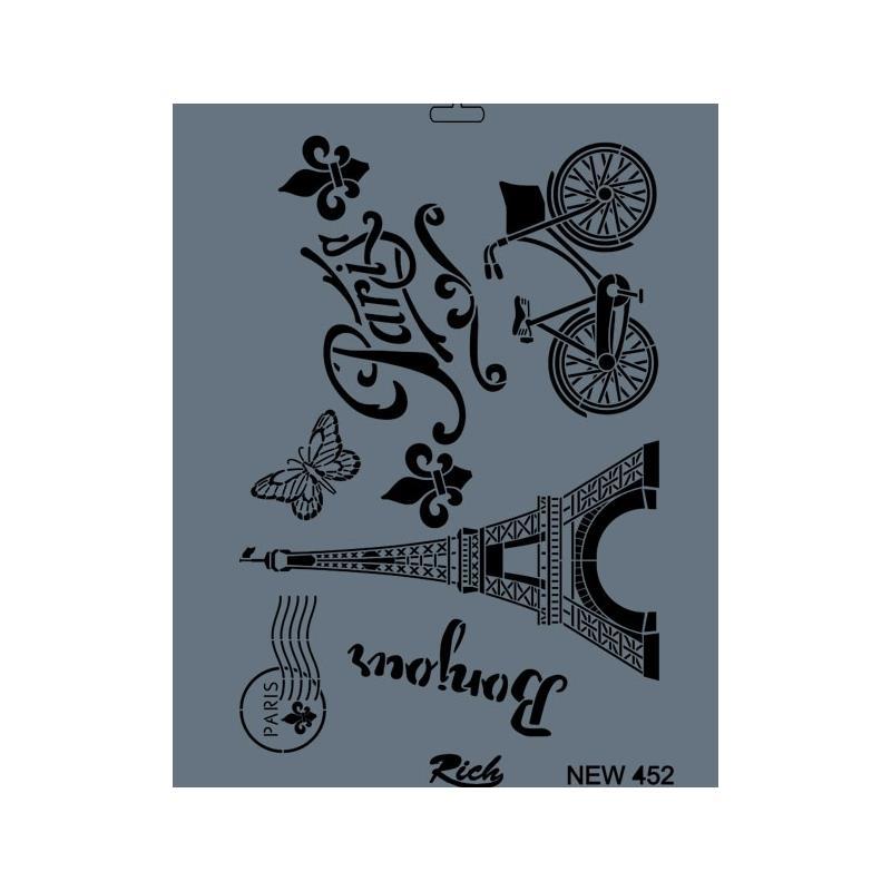 rich-new-seri-n-452-stencil-35x25-cm-50827.jpg Rich New Seri N-452 Stencil Şablon - 35x25 cm - Görsel 1