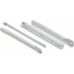 Samet Klasik Çekmece Rayı 40 cm - Beyaz (1 Takım)