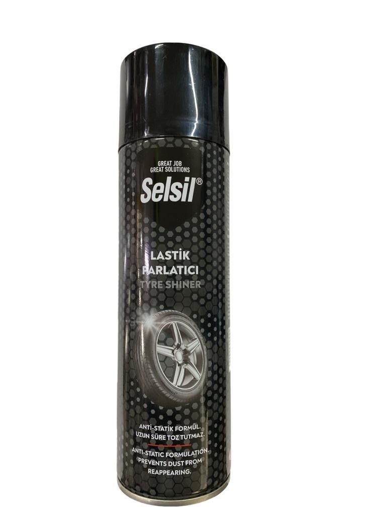 selsil-lastik-parlatici-sprey-500-ml-65460.jpg Lastik Parlatıcı Sprey - 500 ml Anti-Statik Koruma - Görsel 1