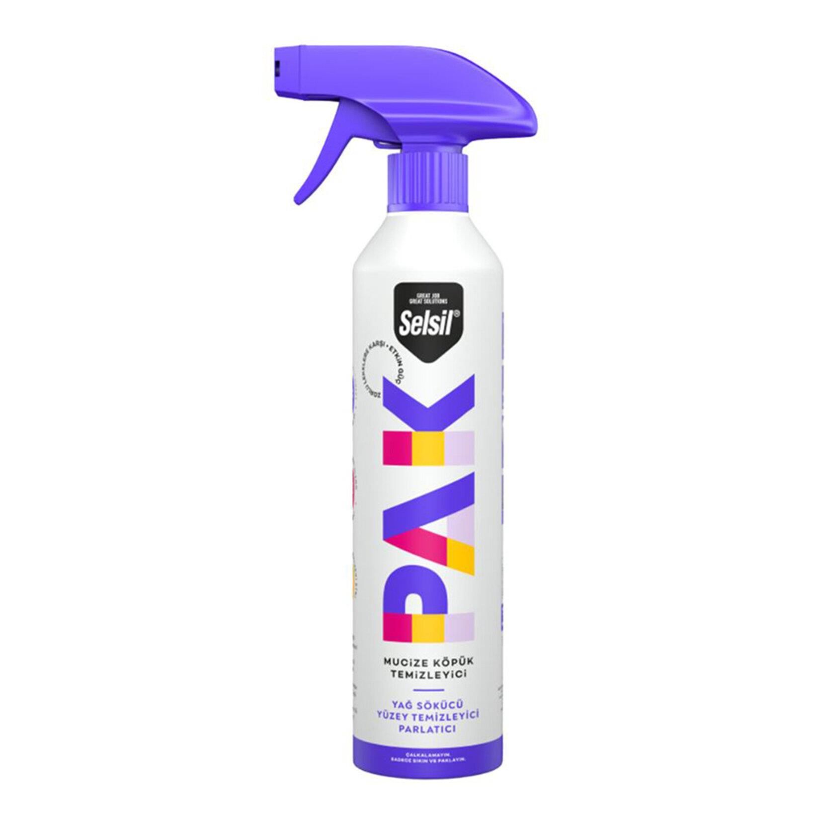 selsil-pak-sprey-mucize-temizleyici-500-ml-65751.jpg PAK Mucize Köpük Temizleyici Sprey - 500 ml - Görsel 1