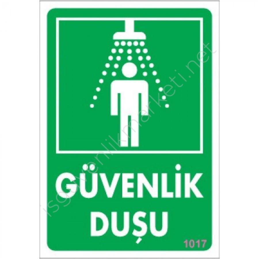 tehlike-dusu-uyari-levhasi-17-5x25-kod-1017-54758.jpg Güvenlik Duşu Acil Durum Uyarı Levhası 17.5x25 cm - İSG - Görsel 1