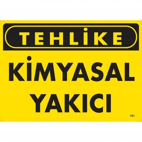 tehlike-kimyasal-yakici-uyari-levhasi-25x35-kod-761-54629.jpg Tehlike Kimyasal Yakıcı Madde Uyarı Levhası 25x35 cm - Görsel 1