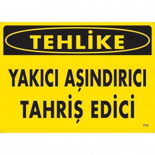 tehlike-yakici-asindirici-tahris-edici-uyari-levhasi-25x35-kod-773-54633.jpg Tehlike Yakıcı Aşındırıcı Tahriş Edici Levhası 25x35 cm - Görsel 1