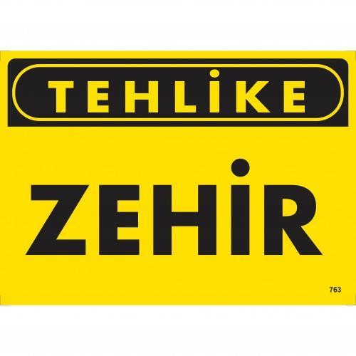 tehlike-zehir-uyari-levhasi-25x35-kod-763-54631.jpg Tehlike Zehir Kesin Uyarı Levhası 25x35 cm - PVC - Görsel 1