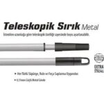 Metal Teleskopik Sırık 2 Metre - Pratik Boya Uzatma Sapı