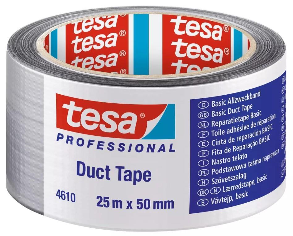 tesa-4610-duck-banti-gri-50-mm-25-metre-61128.jpg Tesa 4610 Gri Duck Bant 50 mm x 25 Metre - Güçlü Tamir Bandı - Görsel 1