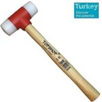 TH09465 50 mm Ağaç Saplı Plastik Tokmak