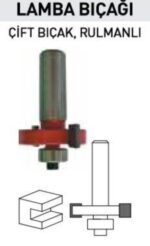 14446 Çift Bıçak Rulmanlı Lamba Freze Bıçağı 4x12 mm - Görsel 2