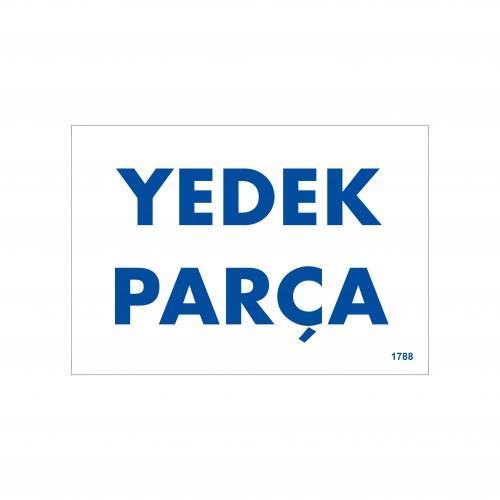 yedek-parca-uyari-levhasi-17-5x25-kod-1788-54692.jpg Yedek Parça Deposu Yönlendirme Levhası 17,5x25 cm - PVC - Görsel 1