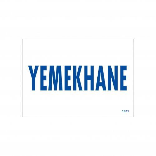 yemekhane-uyari-levhasi-17-5x25-kod-1671-54678.jpg Personel Yemekhanesi Giriş Yönlendirme Levhası 17.5x25 cm - Görsel 1