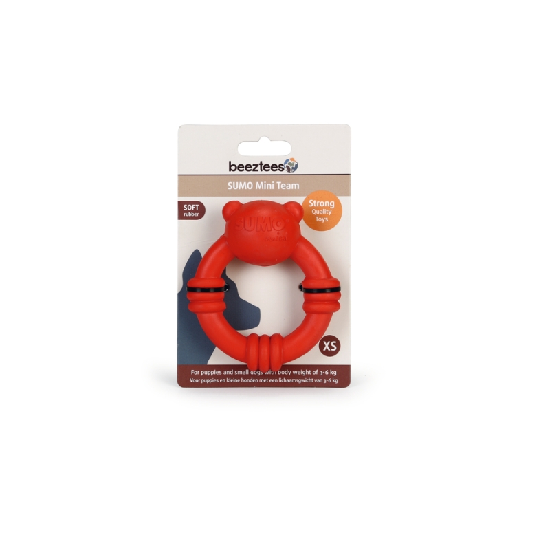 0210fe770ee46439fd1a921ae3f8ffb7-jpg.jpg Sumo Mını Dental Oyuncak Kırmızı 9,5x10 cm - Görsel 1