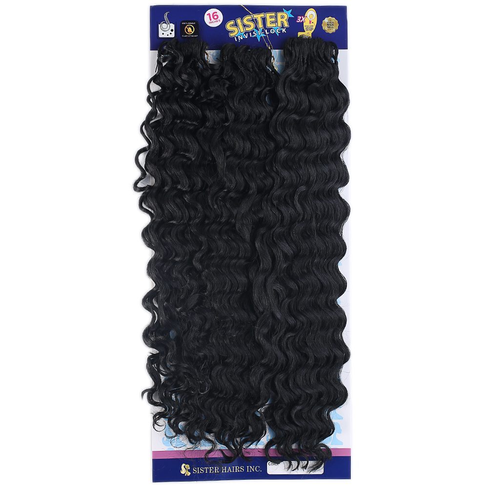 1-1.jpg Afro Dalgası /Siyah 1 - Görsel 1