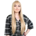 Fiber Sen Uzun Düz Kahküllü Peruk / Balköpüğü - Görsel 2