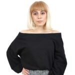 Kısa Küt Perçemli Fiber Sen Peruk / Balköpüğü / Platin Ombreli