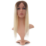 Kahverengi / Beyaz Platin Ombreli Baby Taban Tepelik / 13x14cm