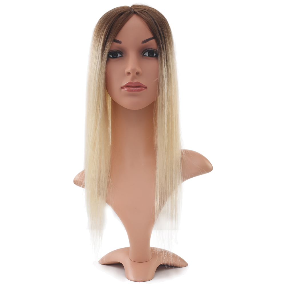 1-348.jpg Kahverengi / Beyaz Platin Ombreli Baby Taban Tepelik / 13x14cm - Görsel 1