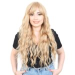 Perçemli Uzun Su Dalgası Fiber Sen Peruk/ Balköpüğü