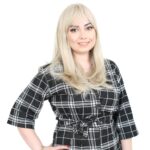 Düz Perçemli Orta Boy Fiber Sen Peruk / Balköpüğü / Platin Röfleli