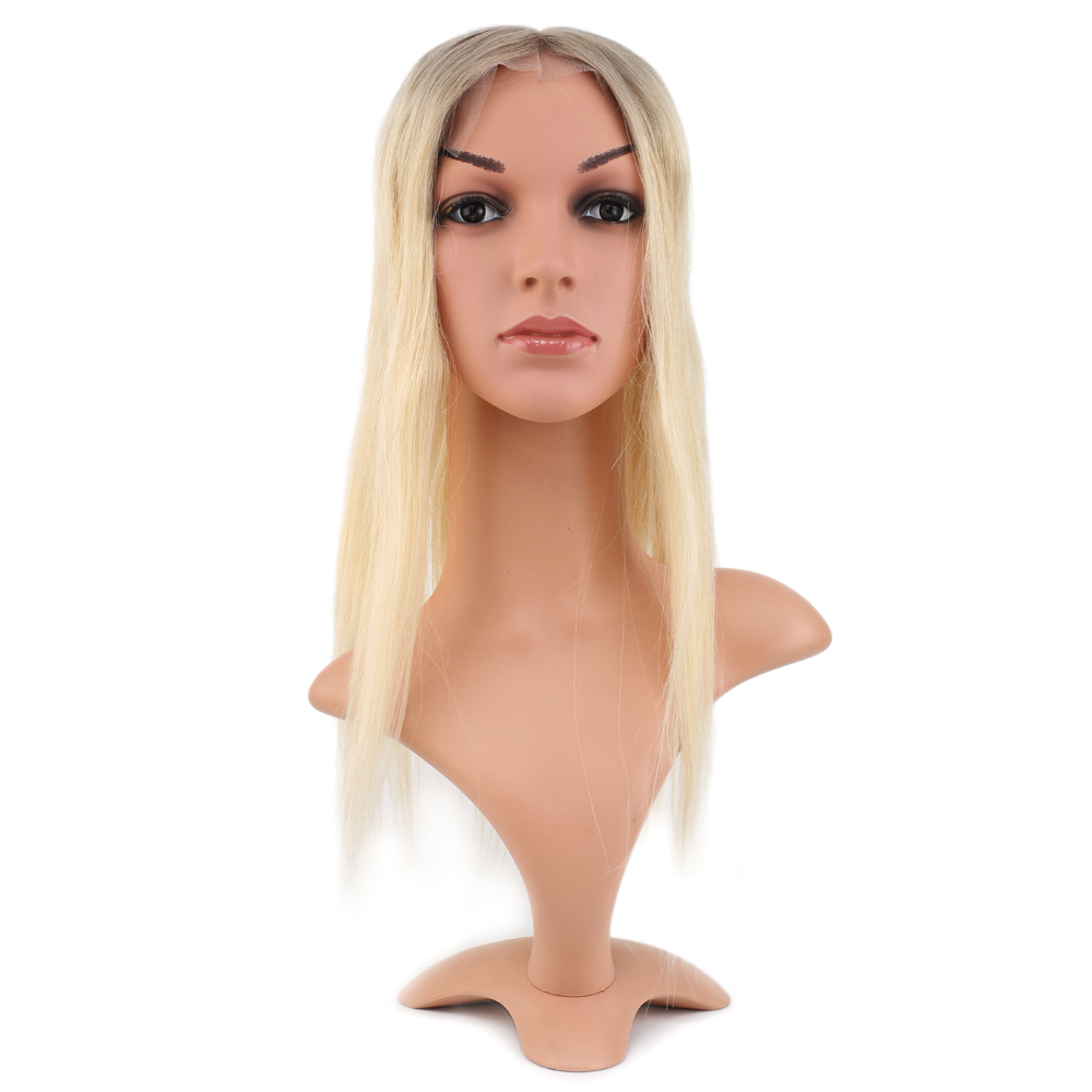 1-647.jpg Ön Kısmı Ekstra Tül Rus Kumralı / Platin Ombreli Baby Taban Tepelik / 13x14cm - Görsel 1
