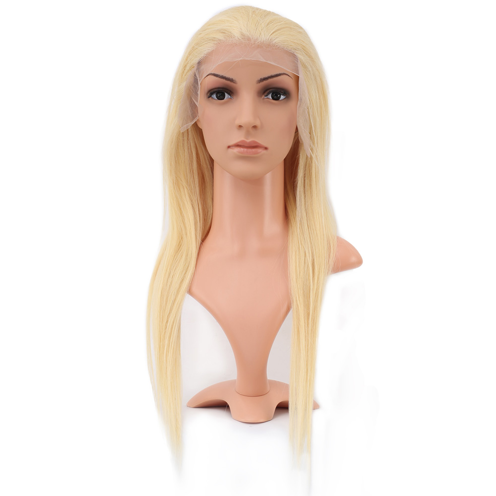 1-689.jpg Gerçek Front Lace Düz Platin Tül Peruk / 60/65cm - Görsel 1