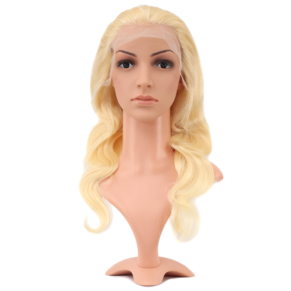 1-690.jpg Gerçek Front Lace Dalgalı Platin Tül Peruk / 60/65cm - Görsel 1