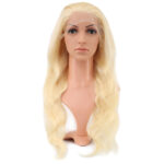 Gerçek Front Lace Dalgalı Platin Tül Peruk / 65/70cm